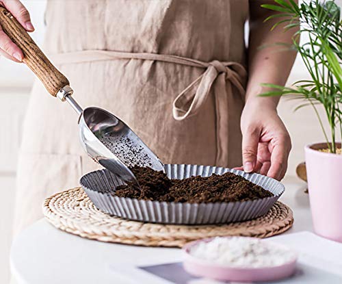 Hand Trowel,Stainless Steel Garden Trowel,Ergonomic Hand Shovel for Weeding, Transplanting and Digging in Garden Beds