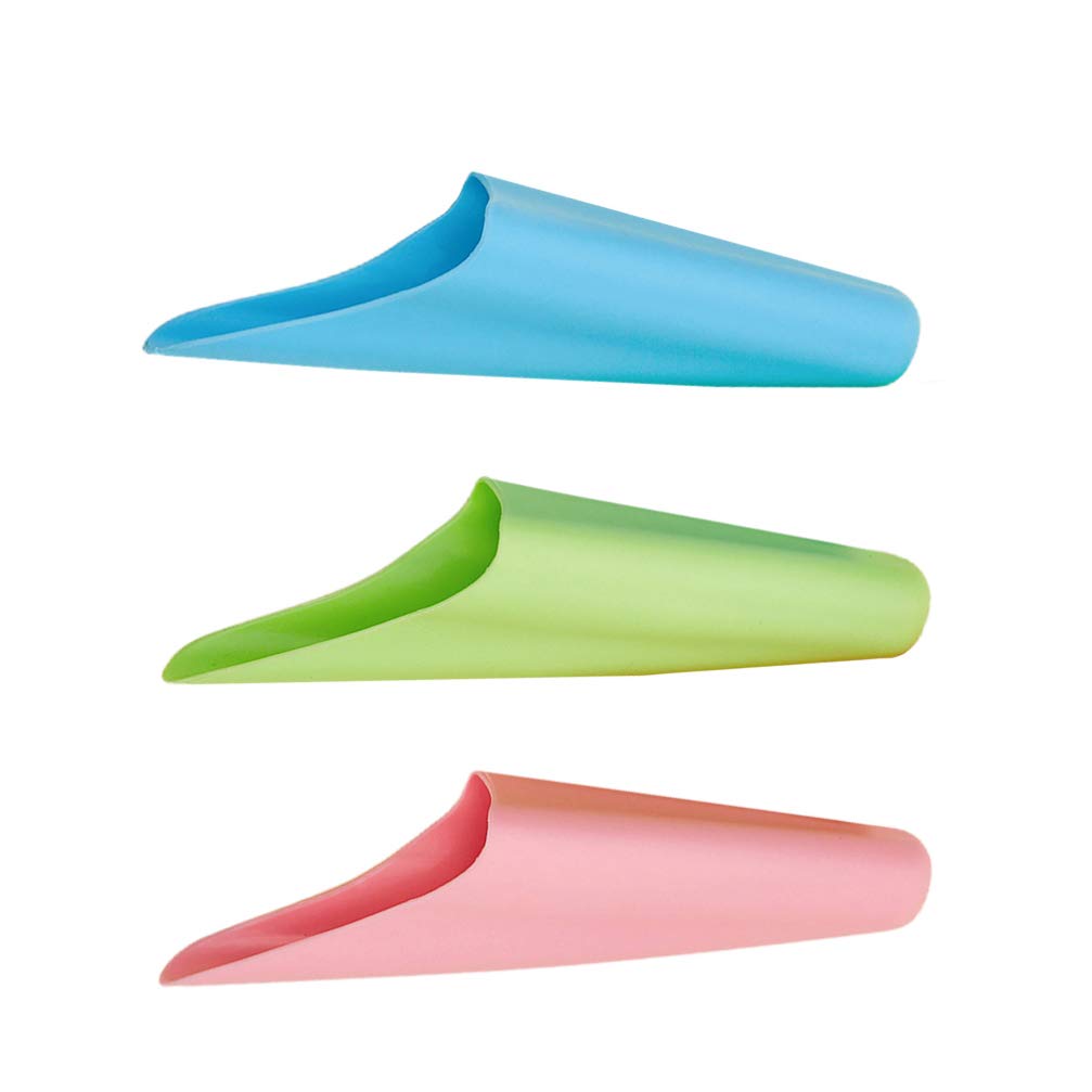 Amosfun 3pcs Small Plastic Scoops Bonsai Soil Scoops Garden Shovels Gardening Tools