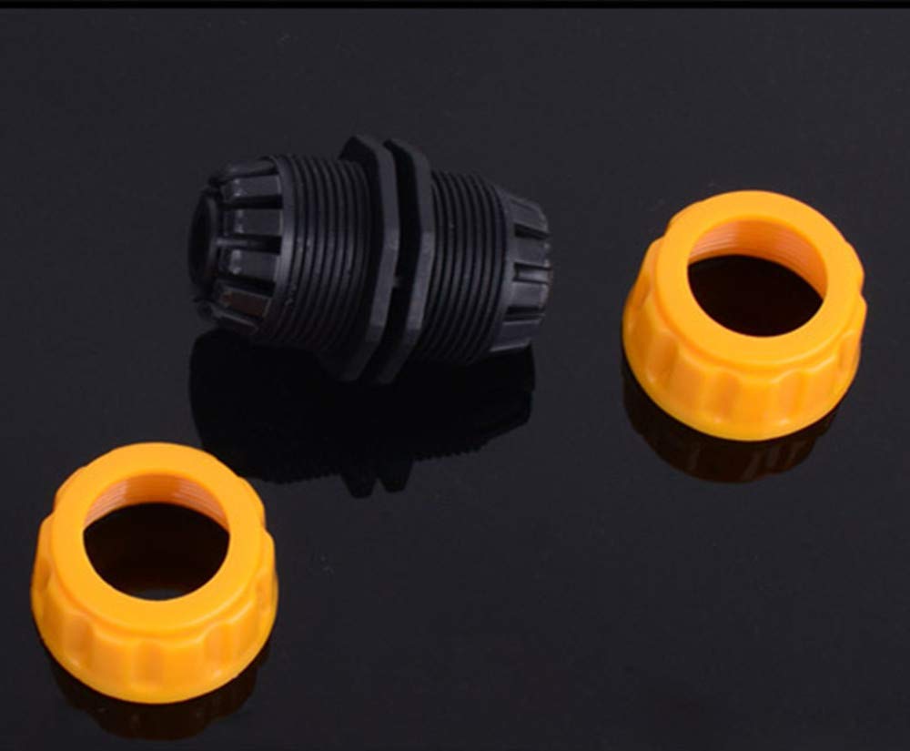 TOPWAYS 6 pack Hose Repair Connector, Quick Fix Extend Connector for 1/2" Graden Hose Pipe (Yellow)