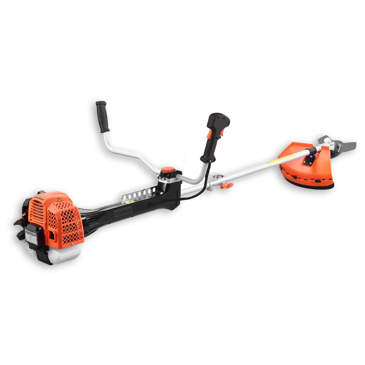 FUXTEC 62cc Petrol Professional Strimmer, Grass Trimmer & Brush Cutter – 3,5 HP 2-Stroke Engine, Anti-Vibration System, Motor Scythe – 2-in-1 Garden Tool for Lawn & Brush Cutting – FX-PS162