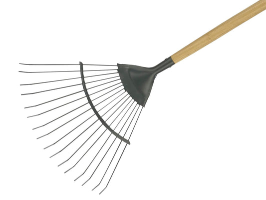 Kent & Stowe Carbon Steel Long Handled Lawn / Leaf Rake