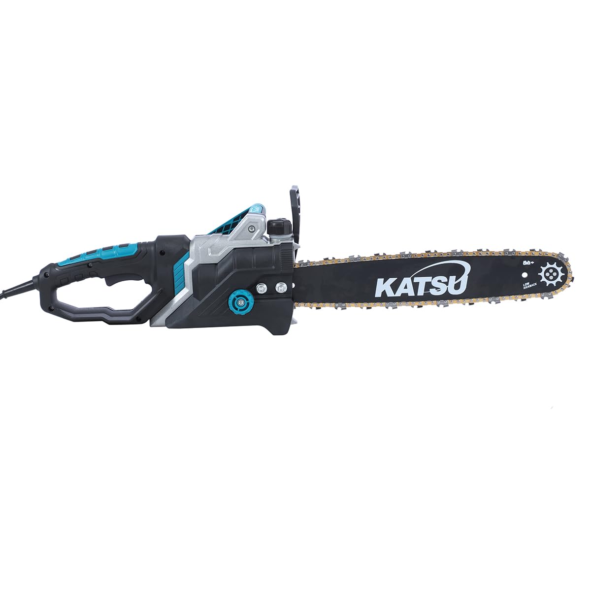 KATSU Electric Chainsaw 16 Inch 1600W Professional Corded Chain Saw with Extra Chain for Garden Trees Pruning Wood Cutting Sawing 101731