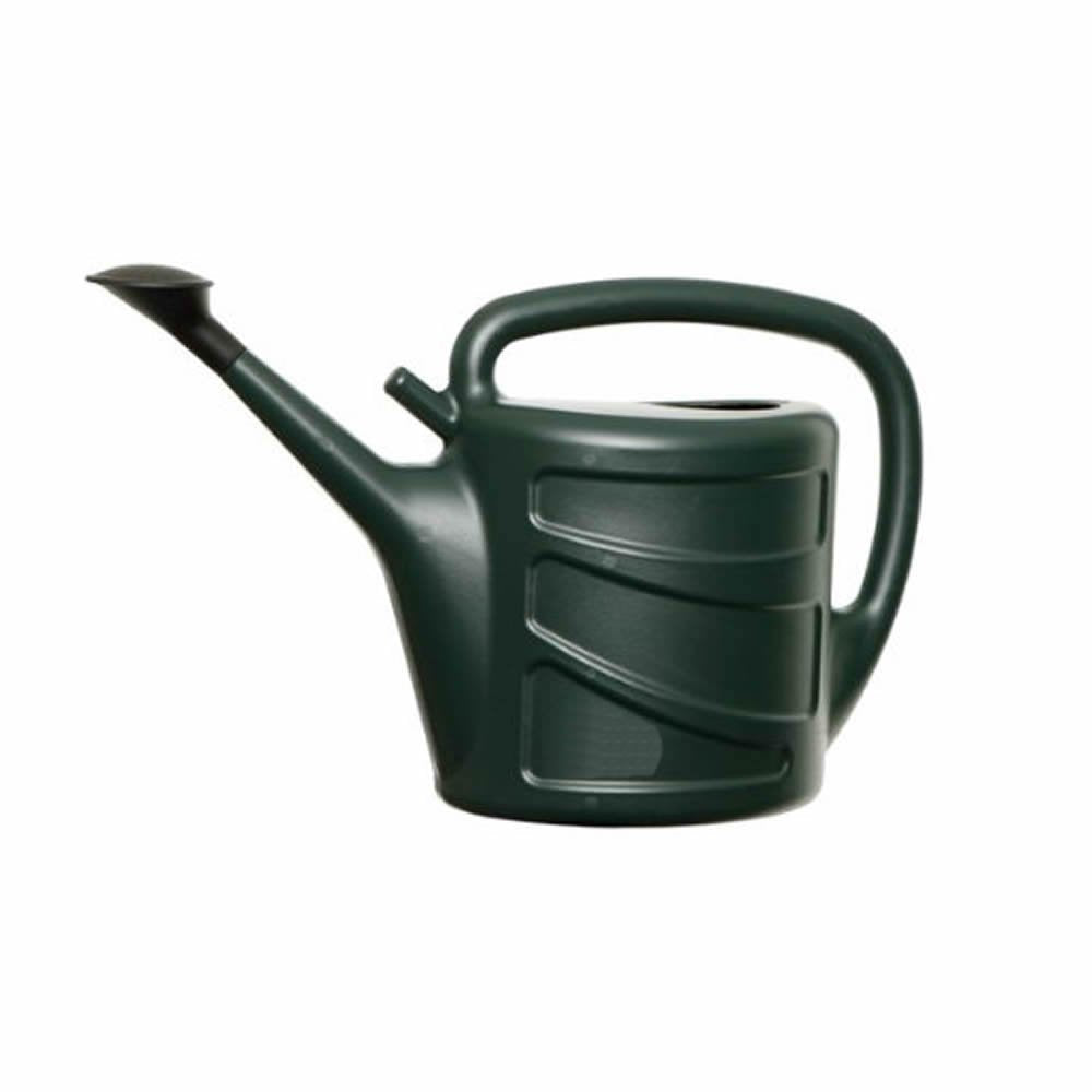Lightweight Plastic Watering Can Garden Plants Indoor Outdoor 5L Litre, Green
