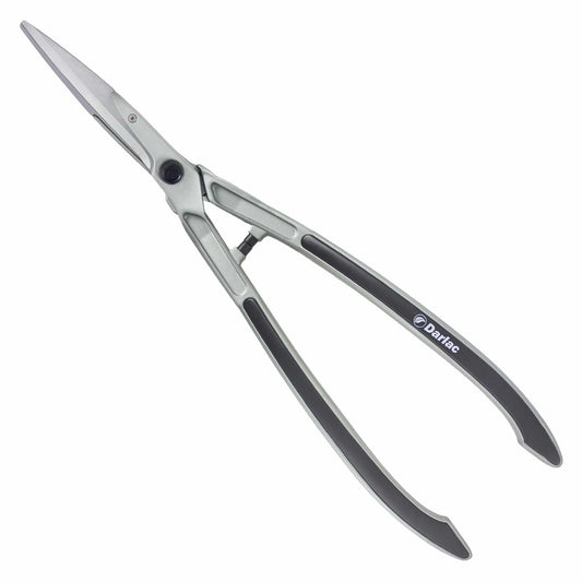 Darlac Lightweight Shear 8” – Extra Long Razor Sharp Blades for Greater Cut Capacity – Long Handles For Extra Reach Ideal For Grass & Hedge Trimming & Topiary – Lightweight SK5 High Carbon Steel Blade