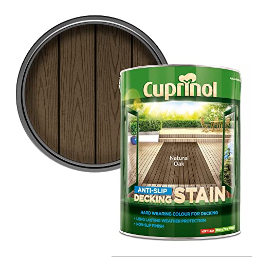 Cuprinol Anti-Slip Decking Stain – Natural Oak