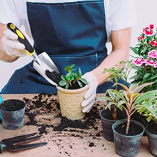 Cuayaes Garden Trowel Hand Shovel, Garden Hand Tools Aluminum Alloy Small Shovel for Planting Weeding Transplanting Moving, Gardening Gifts for Women Men