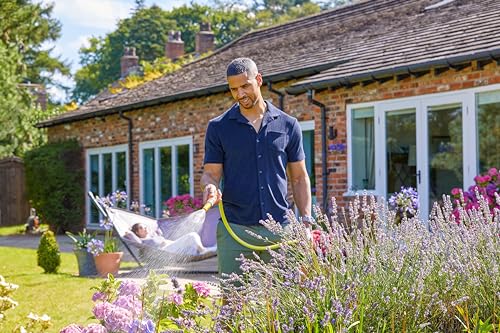 HOZELOCK - Ultimate Hose 12.5mm x 30m, Up To 70% Recycled PVC, Ultra-Light and Flexible, Re-Enforced PVC Layering, Anti-Twist and Anti-Crush Technology [7830P0000], Yellow