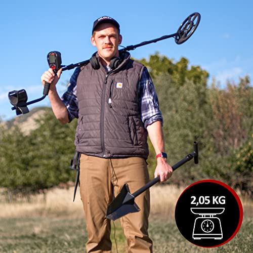 DR.ÖTEK Spade Shovel, Heavy Duty Garden Digging Shovel, T Handle, Root Cutter with Long Short Handle, Garden Tools for Metal Detecting, Transplantation, 80 & 116 cm