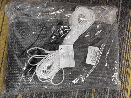 KAHEIGN Balcony Privacy Screen, 0.9m x 5m Patio Privacy Protective Screens 200g/m² HDPE 95% UV Block Porch Privacy Fence Cover for Backyard Deck Railing Pools - with Cable Ties and Rope