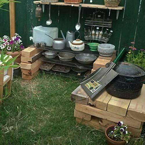 MAXPERKX Metal Hand Shovel Garden Dust Pan Coal Leaves Indoor Outdoor Multipurpose UK Ash PAN Spade Scoop Fireside