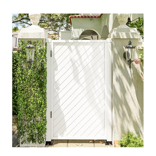 Handcrafted Rustic Wooden Freestanding Garden Gate for Outdoor Courtyard Decoration 90x100cm