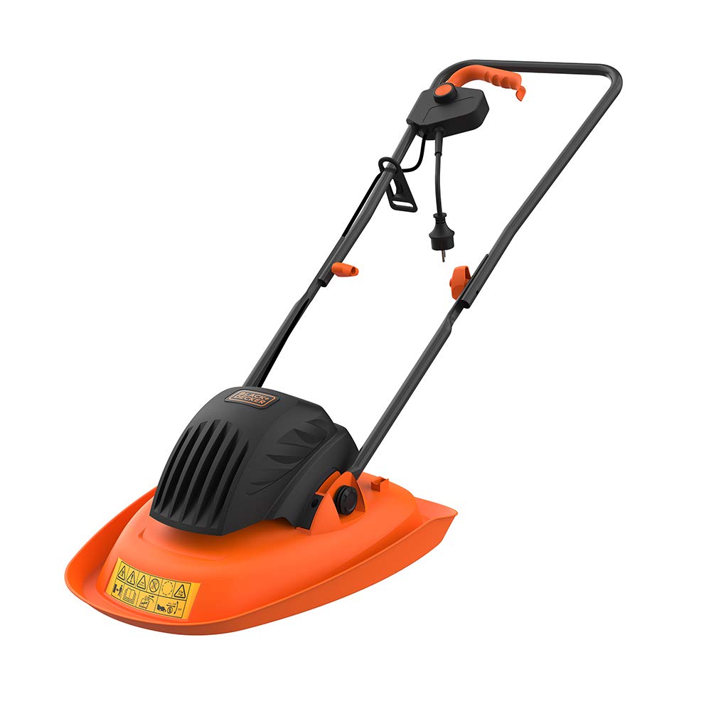 BLACK-DECKER Electric Hover Mower with 30cm Deck, 1200W, Corded, Compact, Lightweight, BEMWH551-GB