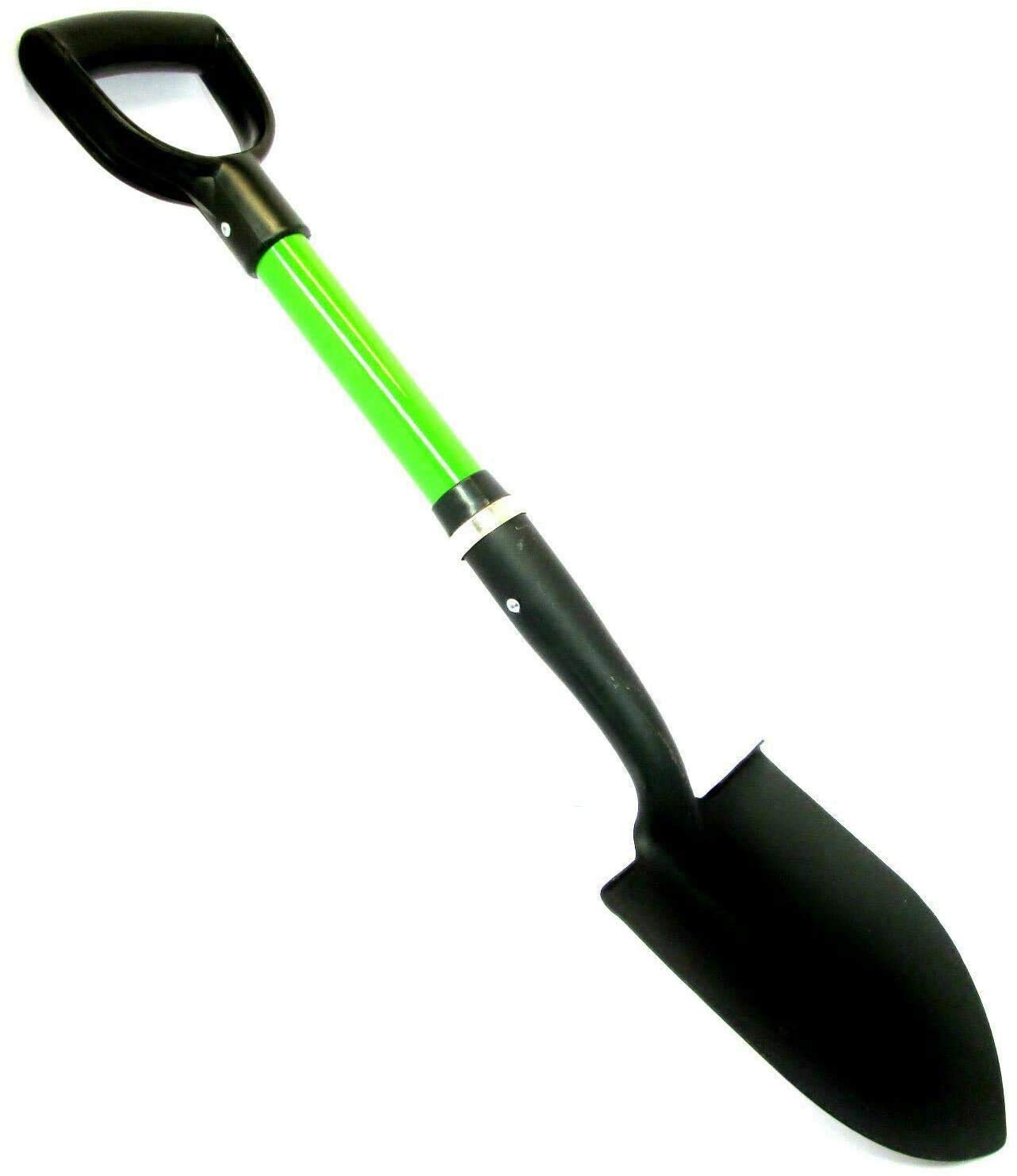 Unibos Micro Shovel Steel Head Fibre Glass Handle Mini Small Spade Shovels Round Head Snow Shovel (28" Mini Shovel Point Nose)