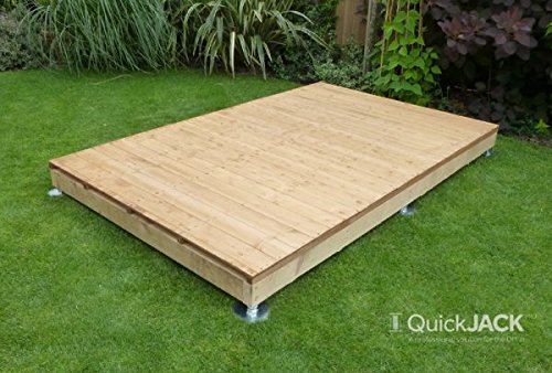 SHED BASE SYSTEM- QUICK JACK FOR SOFT SURFACES- SUITABLE FOR - 10 FT X 8 FT - GARDEN SHED- KIT3