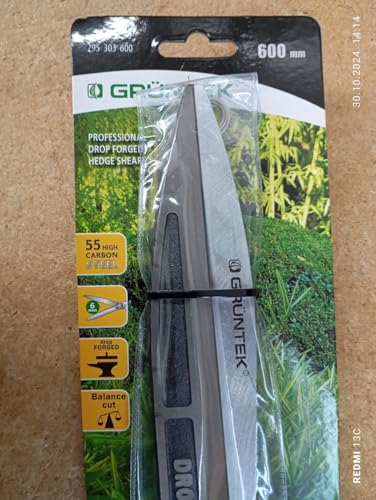GRÜNTEK Garden Hedge Shears Forged Q-23 600 mm. Satisfaction Guarantee 30 Days