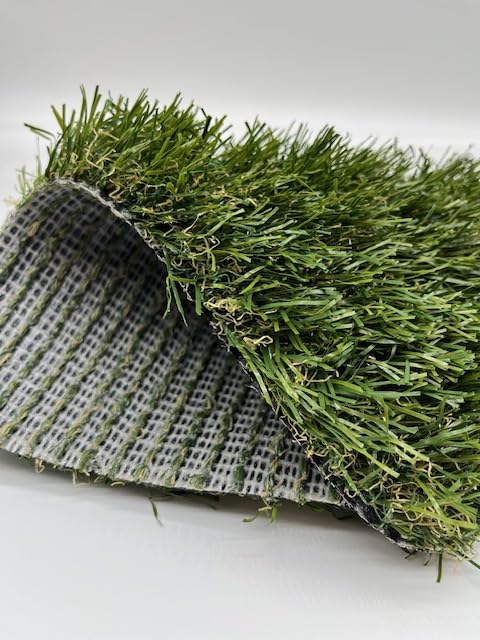 Paws Artificial Grass 1m x 1m Puppy Potty Pad Grass Mat, Antibacterial backing Dog Grass Training Pads, Artificial Turf Pet Grass Mat Replacement for Puppy Potty Trainer Indoor/Outdoor Use 35mm Pile