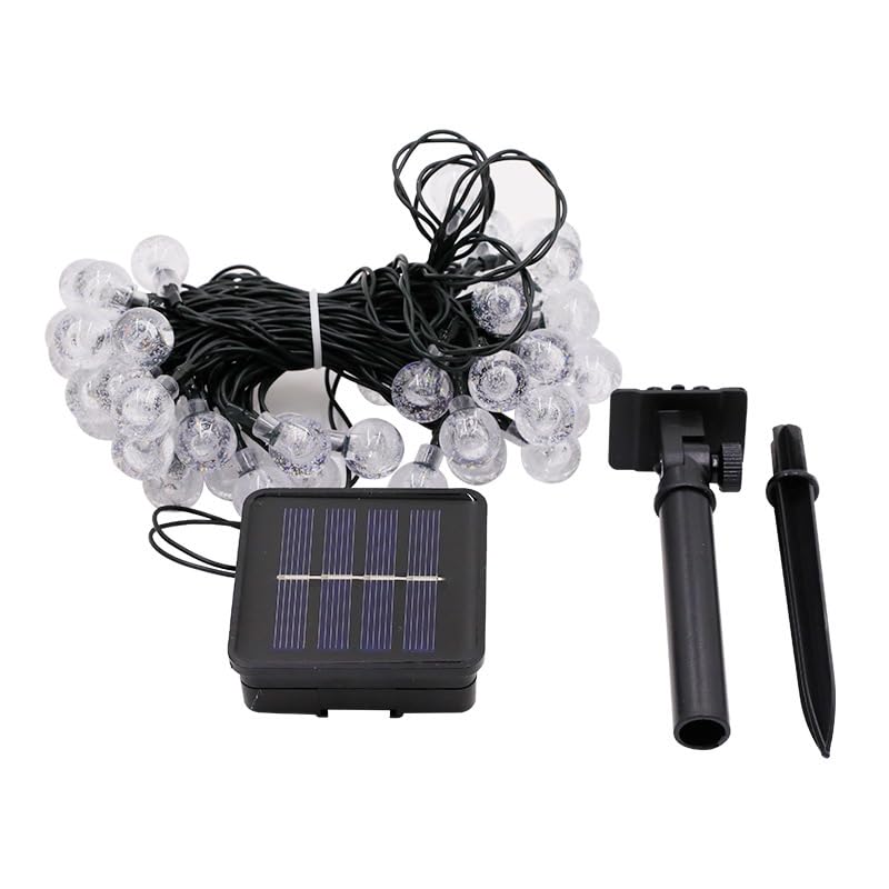 mafiti Solar Lights Outdoor Garden, 40ft 66 LEDs Solar Garden Light with 8 Modes Crystal Big Balls Solar Powered Waterproof for Camping Tree Patio Yard Wedding Party Decoration