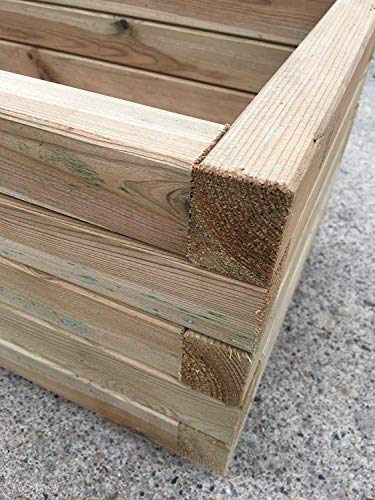 Simply Wood Tanalised Pressure Treated Trough Planter – LARGE