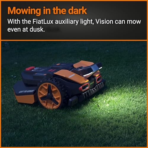 WORX WR202E Landroid Robotic Lawn Mower – 250m² Patented AIA Mowing Multi-Zone, Auto Charging, 20V PowerShare Battery, Rain Sensor, Cut-to-Edge Technology, App-Controlled, Accessories Included