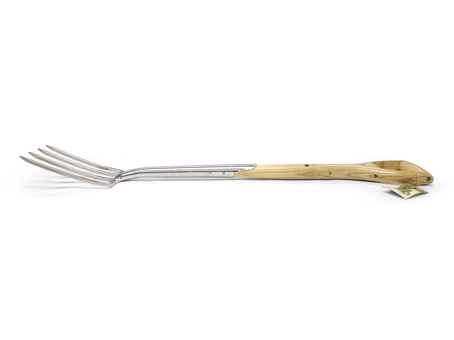 Greenman Border Fork Narrow Stainless Steel Heavy Duty Ash Handled 100cm x 14cm