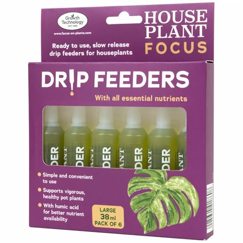 Growth Technology Houseplant Fertiliser Drip Feeders x6