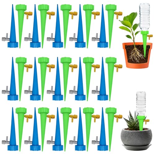 30-Piece Adjustable Drip Feeder Spikes for Indoor Plants