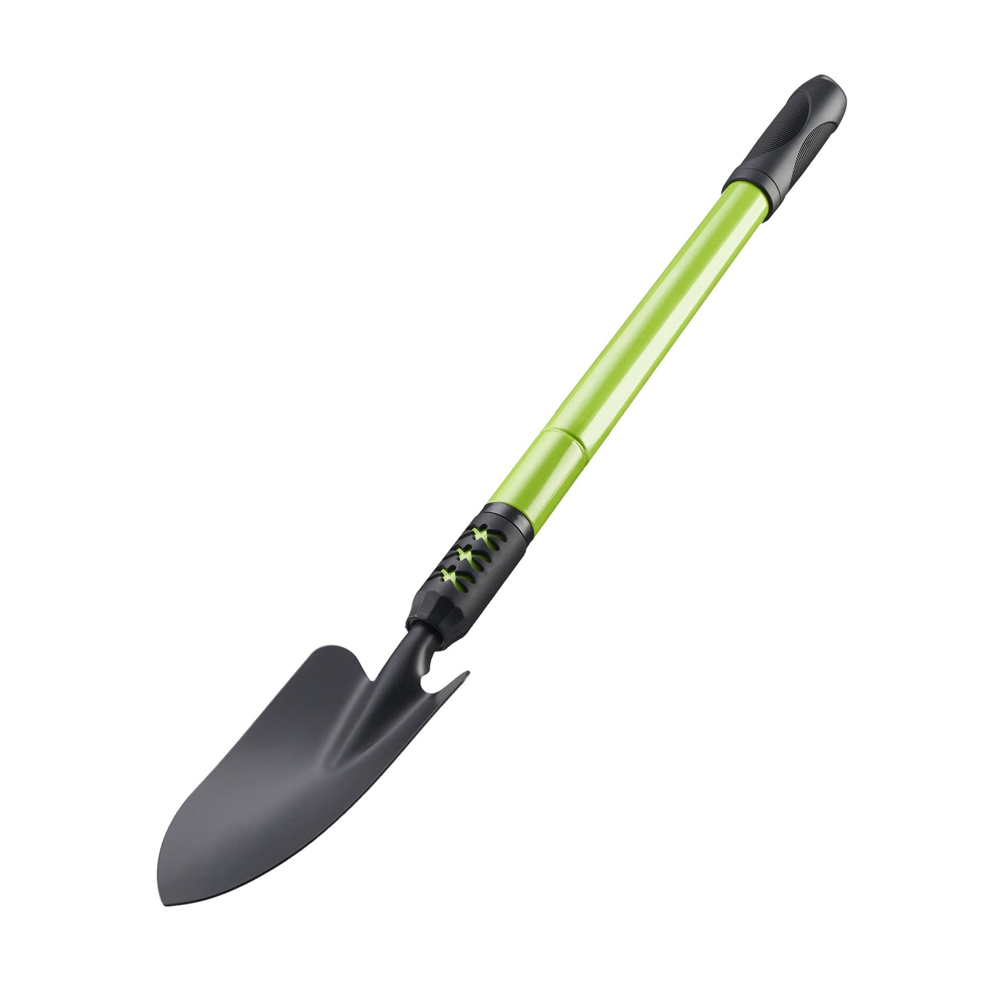 MySmartBuy Extendable Trowel - 95cm Garden Long Handled Trowel - 67-95cm Telescopic Extending Handle Weeder, Green, 3249836