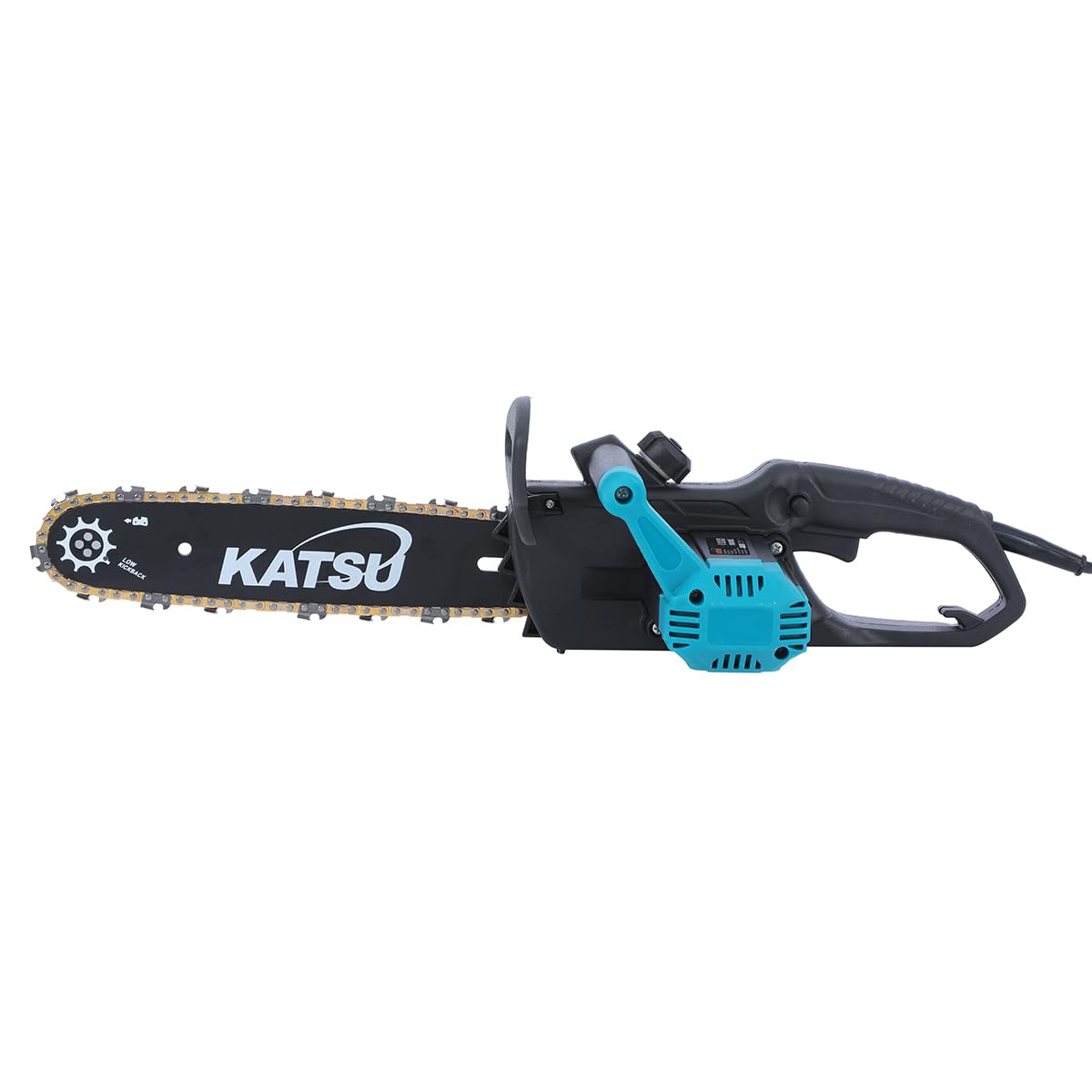 KATSU Electric Chainsaw 12 Inch 900W Portable Corded Chain Saw with Extra Chain for Garden Trees Pruning Wood Cutting (Budget) 101733