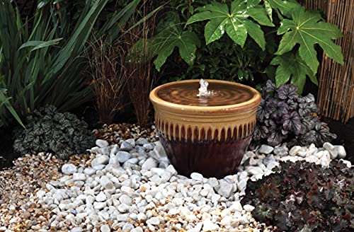 Blagdon Water Feature Pump with Auto Shut Off Sensor Prevents Burnout, Adjustable Flow Control, Reduced Cleaning, 3 Hose Fitting Adaptors, Pumps up to 650 Litres/Hour, Max Pumping Height 1.1m