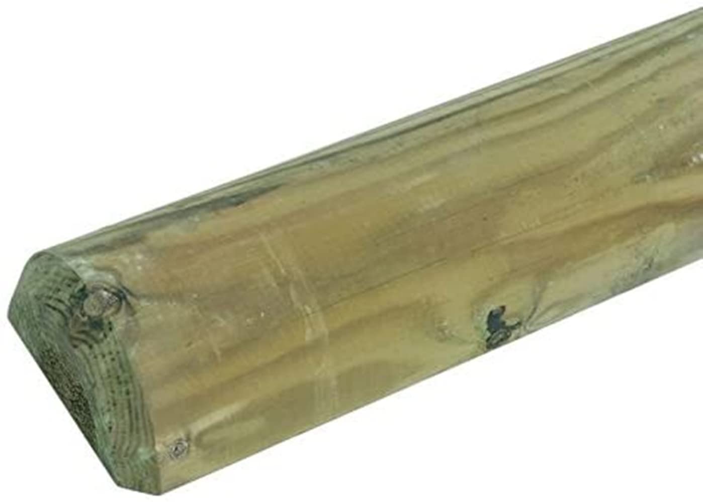 Half Round Fence Posts | 1.8m (6ft) x 100mm | 10 Pack | Pressure Treated Wooden Stakes