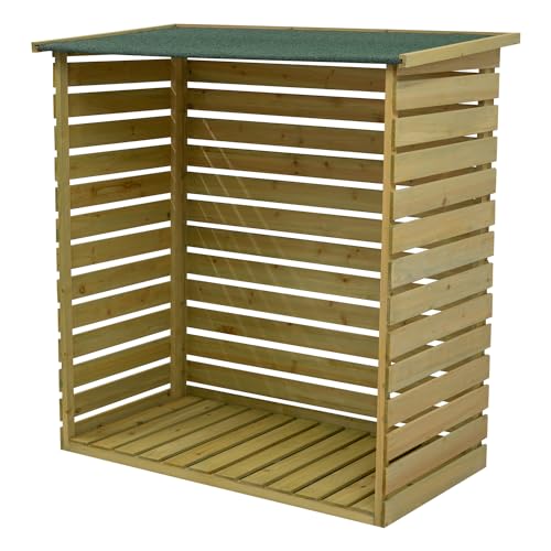 Woodside Heavy Duty Treated Wooden Log Store