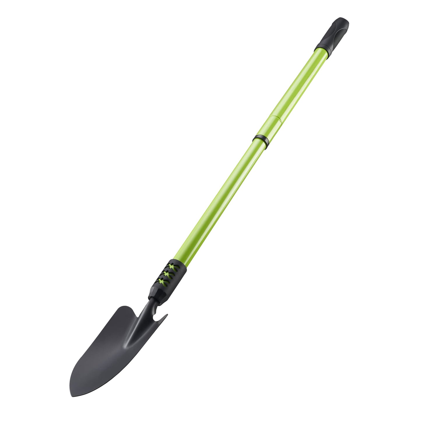 MySmartBuy Extendable Trowel - 95cm Garden Long Handled Trowel - 67-95cm Telescopic Extending Handle Weeder, Green, 3249836