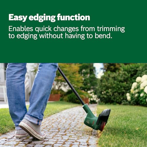 Bosch Cordless Grass Trimmer EasyGrassCut 18V-26 (Without Battery, 18 Volt System, Cutting Diameter: 26 cm, in Carton Packaging)