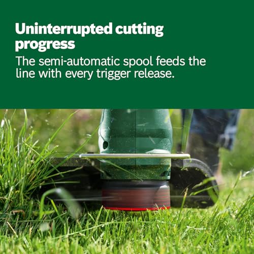 Bosch Cordless Grass Trimmer EasyGrassCut 18V-26 (Without Battery, 18 Volt System, Cutting Diameter: 26 cm, in Carton Packaging)