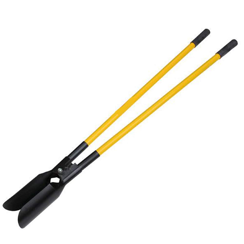 Defender Tools 1450mm Fence Post Hole Soil Digger Grabbers Fibreglass Soft Grips