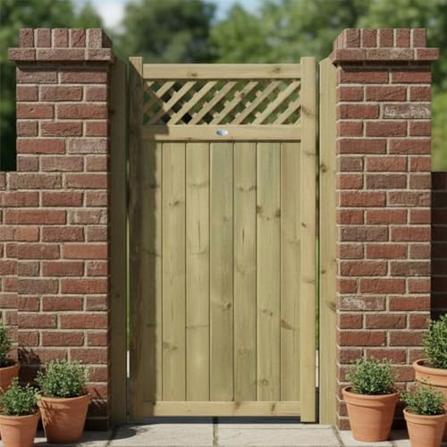 6ft x 3ft Pressure Treated Diamond Lattice Garden Gate