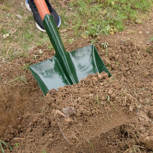 Xolsurg Manganese Steel Square Point Digging Shovel Multifunctional Thickened for Garden Car Snow Digging