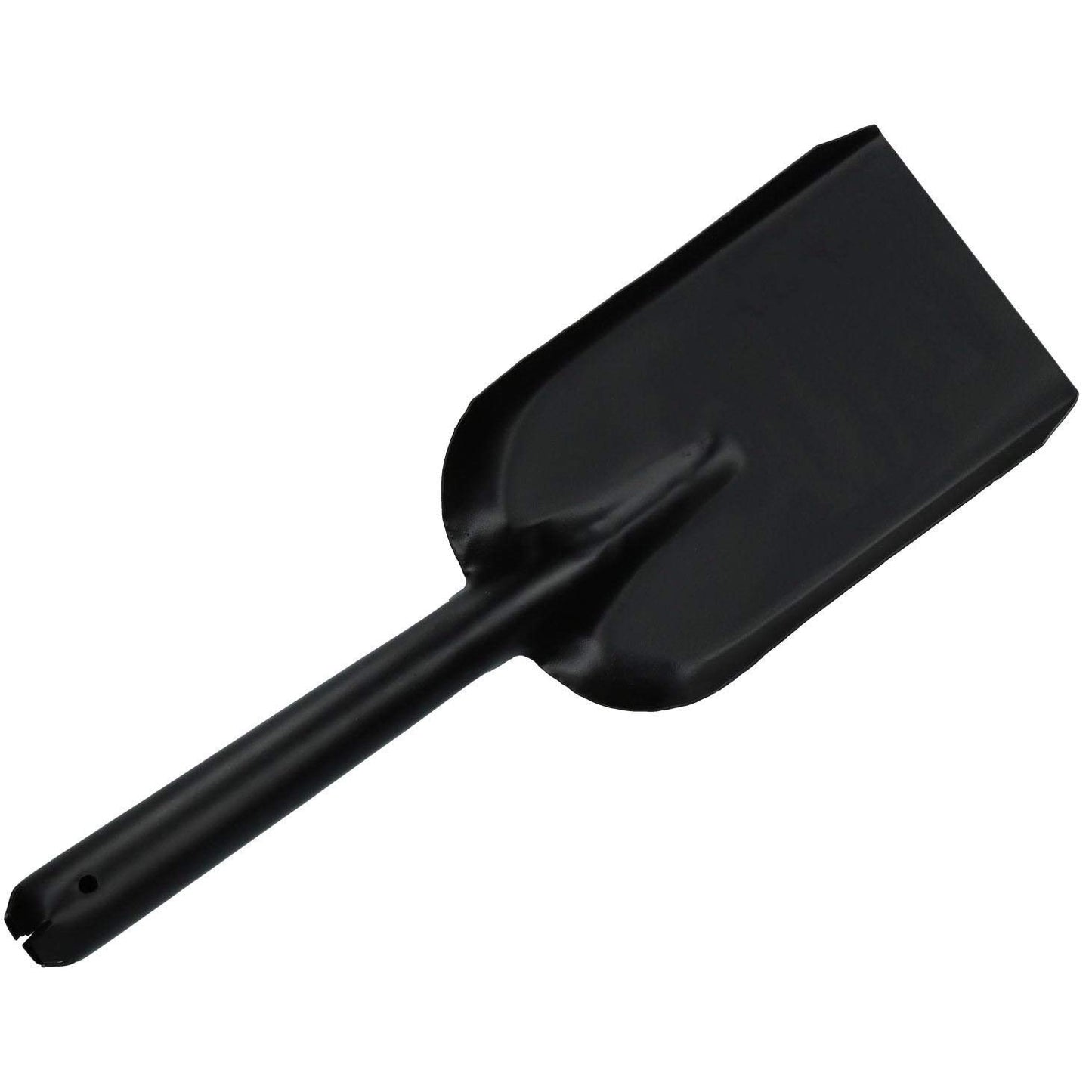 Unibos | Heavy Duty | Metal Coal Hand Shovel | Black | Durable One Piece Fireplace Shovel Scooping Coal and Ashes | Metal Dust Pan Multipurpose Hand Shovel