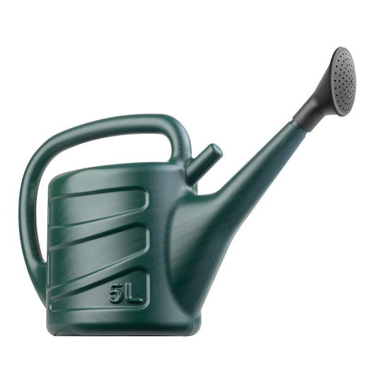 Hardys 10L Green Rose Watering Can - Outdoor & Indoor Watering Can with Detachable Sprinkler Rose Head, Long Spout Water Can for Houseplant & Garden Plants