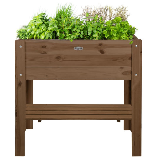 idooka Rectangular Plant Stand - Vegetables, Fruit, Flowers, Plants & Herb Planter w/Garden Storage Shelf - Raised Beds for Garden, Greenhouse, Balcony, Indoors - Strawberry Planter