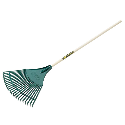 Bulldog BPR Plastic Leaf Rake, Green
