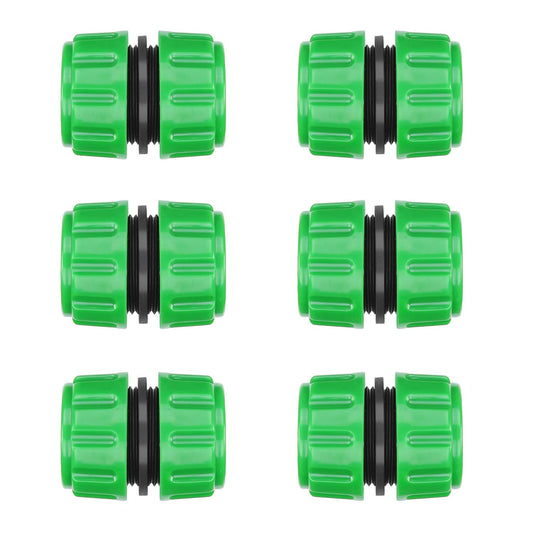 CaLeQi Hose Repair Connector Extender for Join 1/2 inch Garden Hose Pipe Quick Repair Connection 6pcs