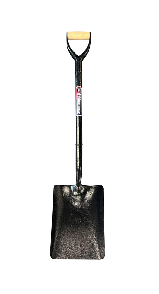 Spear & Jackson 2000WORK Workhorse No.2 Taper Mouth Tubular Shovel, Black