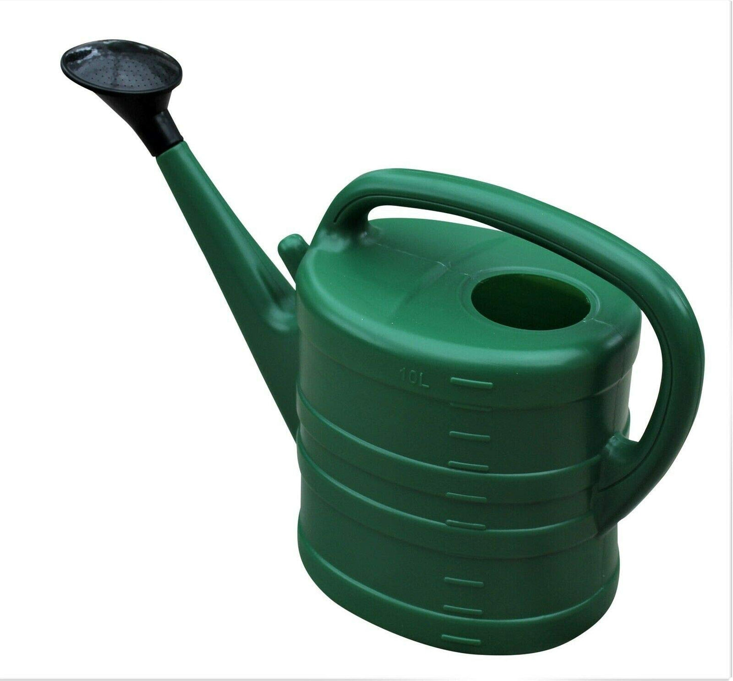 Garden Watering Can Green With Sprinkler Head Rose Water Detachable Nozzle 10 Litre For Gardening, Plants, Flowers, Hanging Plants