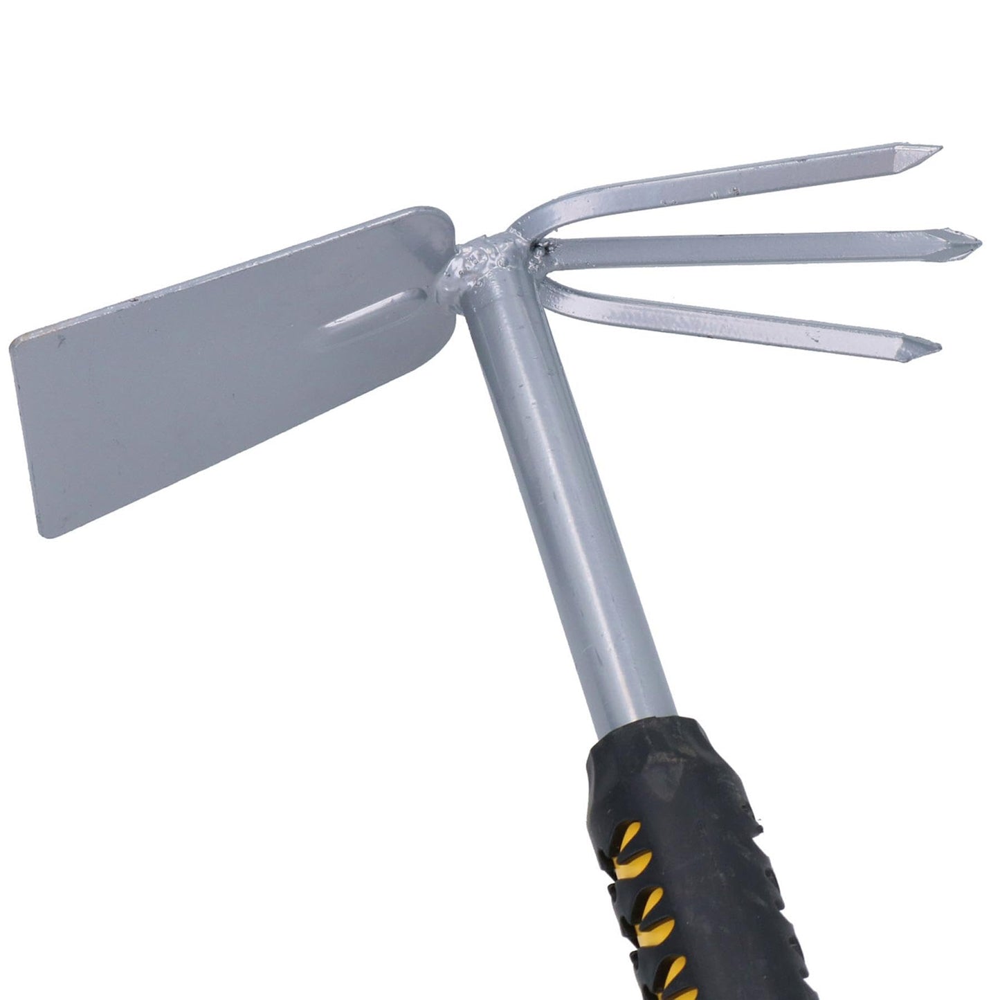 Telescopic Extending Garden Cultivator Weeder 62-90cm Double Head Hoe Fork