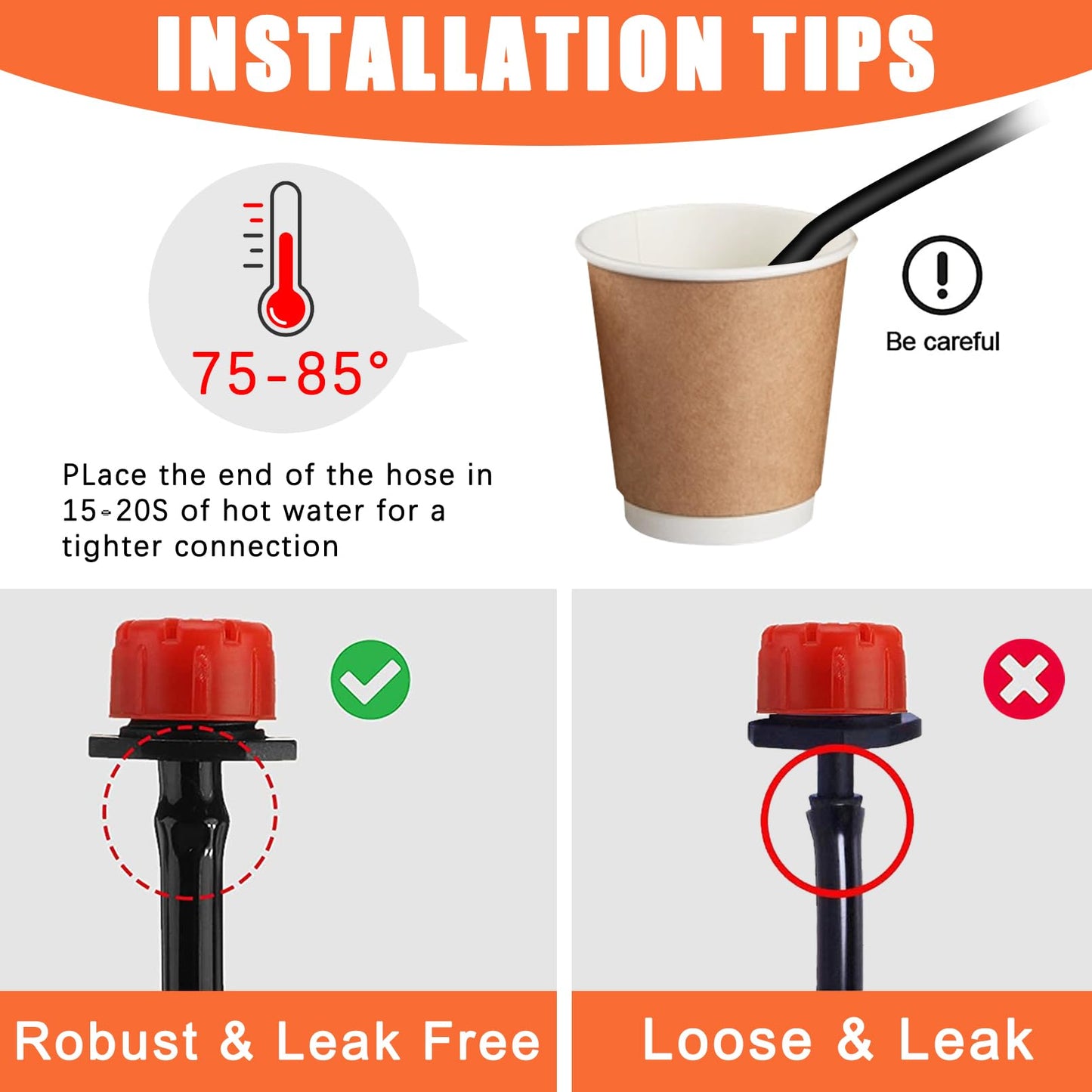 IRmm Irrigation System Kit, 165FT/50M Drip Irrigation System, DIY Saving Water Automatic Drip Irrigation Kits for Garden, Greenhouse, Lawn, Patio