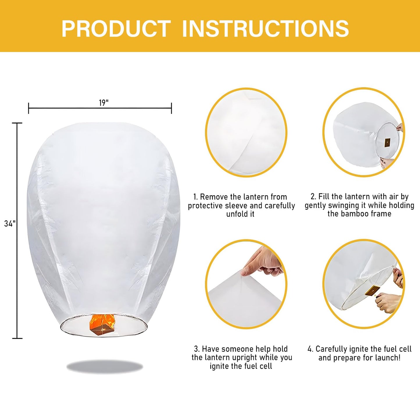 20 Pack Chinese Sky Lanterns, Multicolor Eco Friendly Chinese Sky Lanterns 100% Biodegradable No Assembly Required Beautiful Lantern for Weddings, Birthdays, Parties,Memorials, Chinese New Year