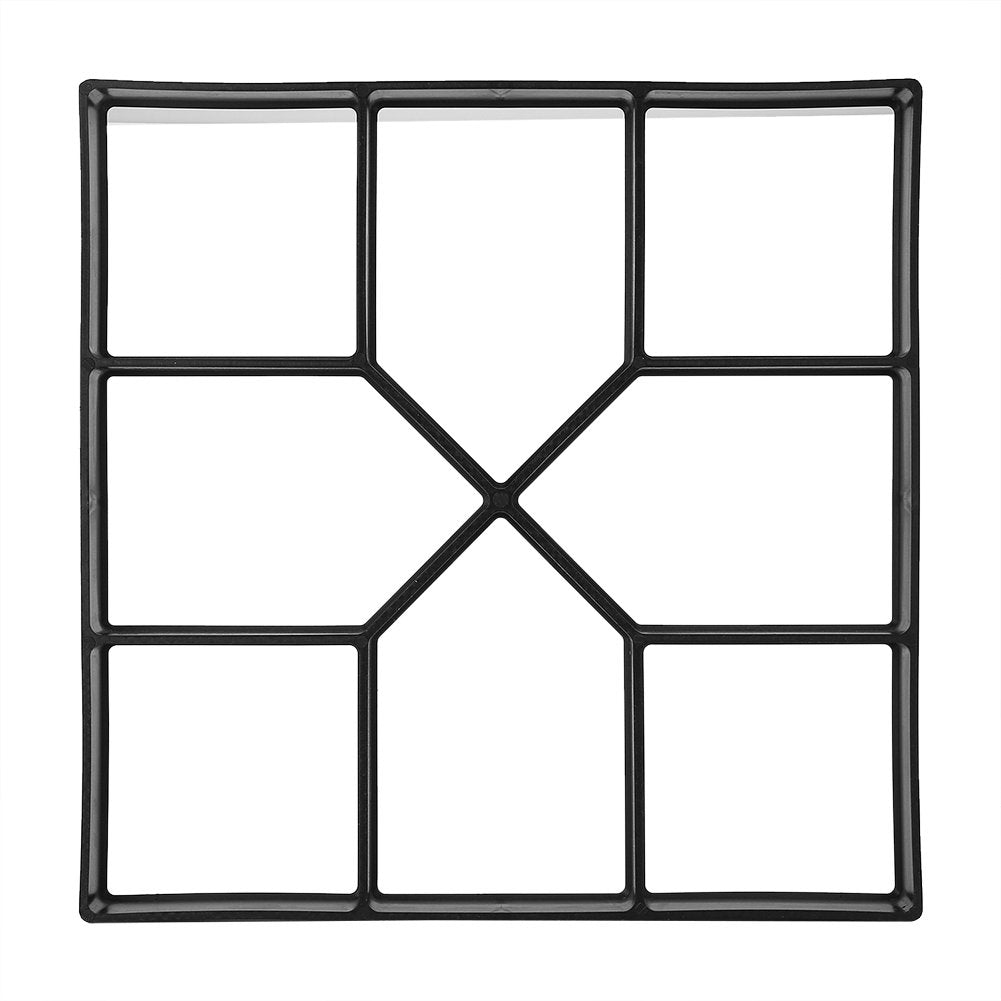 Ejoyous Concrete Moulds Outdoor Garden, DIY Walkway Maker Mold Stepping Stone Paving Pavement Mold Reusable Tool, Concrete Cement Stone Paving Moldfor Garden Driveway Backyard Patios Decor