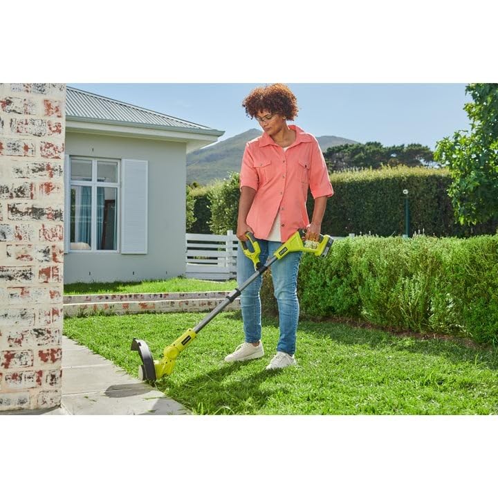Ryobi OLT1832 ONE- Cordless Grass Trimmer, 25-30cm Path (Zero Tool), 18 V, Hyper Green (Battery, Charger and Blade Not Included)
