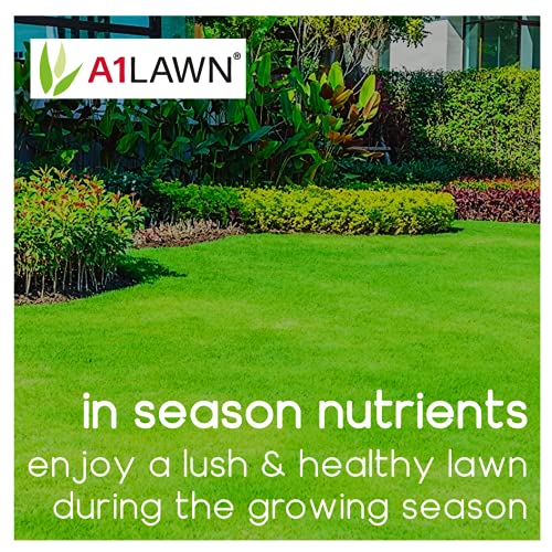A1 Lawn Ultimate Spring Summer Lawn Fertiliser, 10kg (280m2) – 10-4-4 Nitrogen-Rich Lawn Feed with Potassium & Phosphorus to Boost Lawn Growth After Colder Months – UK Professional Grade